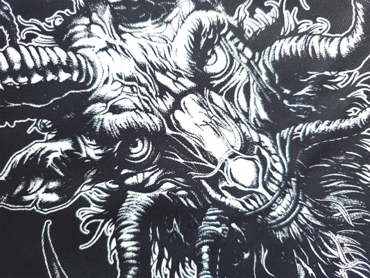 Baphomet Backpatch | Screen Printed Patch | Handmade