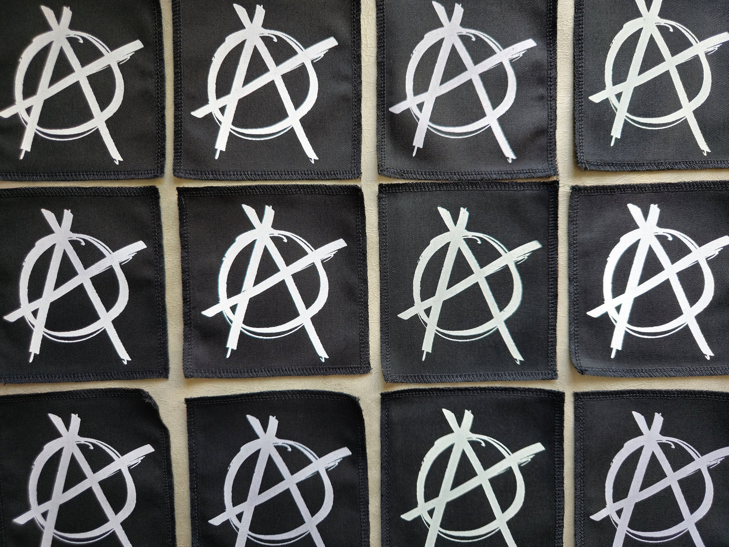 Anarchy Patch | Handmade Screen Printed Patch | Sew On Patch