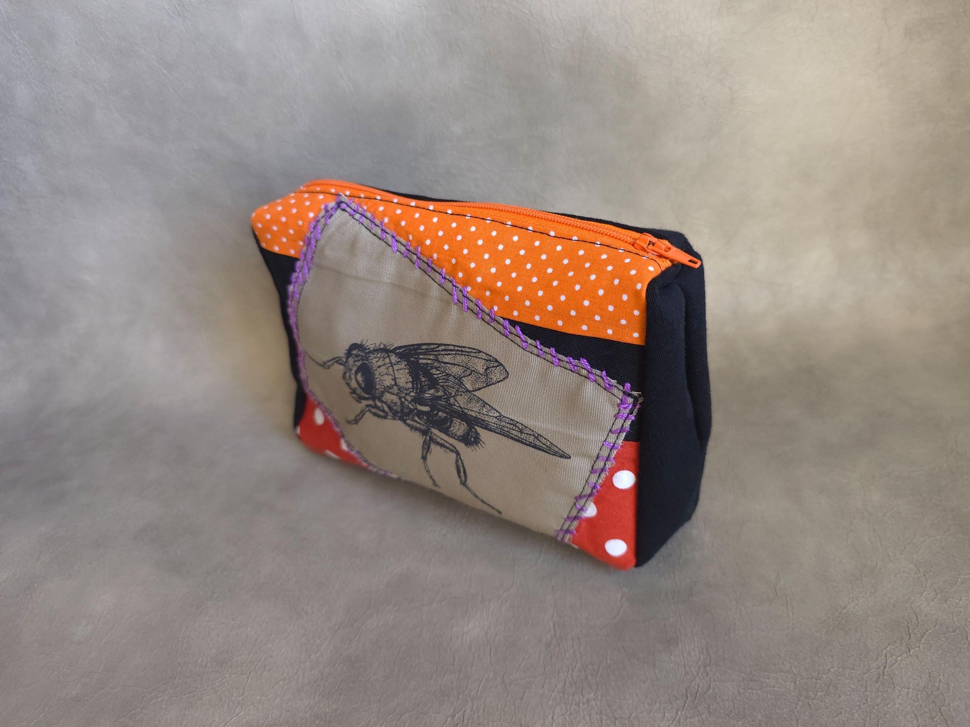 Fly Belt Pouch | Handmade Waist Bag | Screen Printed | Punk Pocket