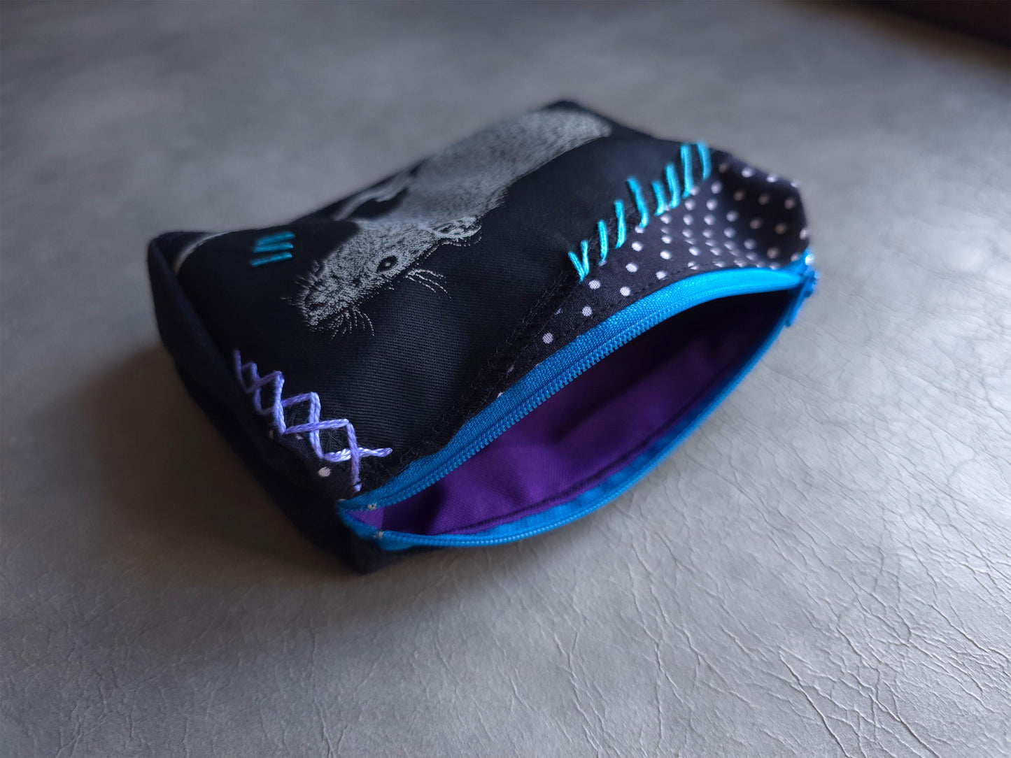 Rat Belt Pouch | Handmade Waist Bag | Screen Printed
