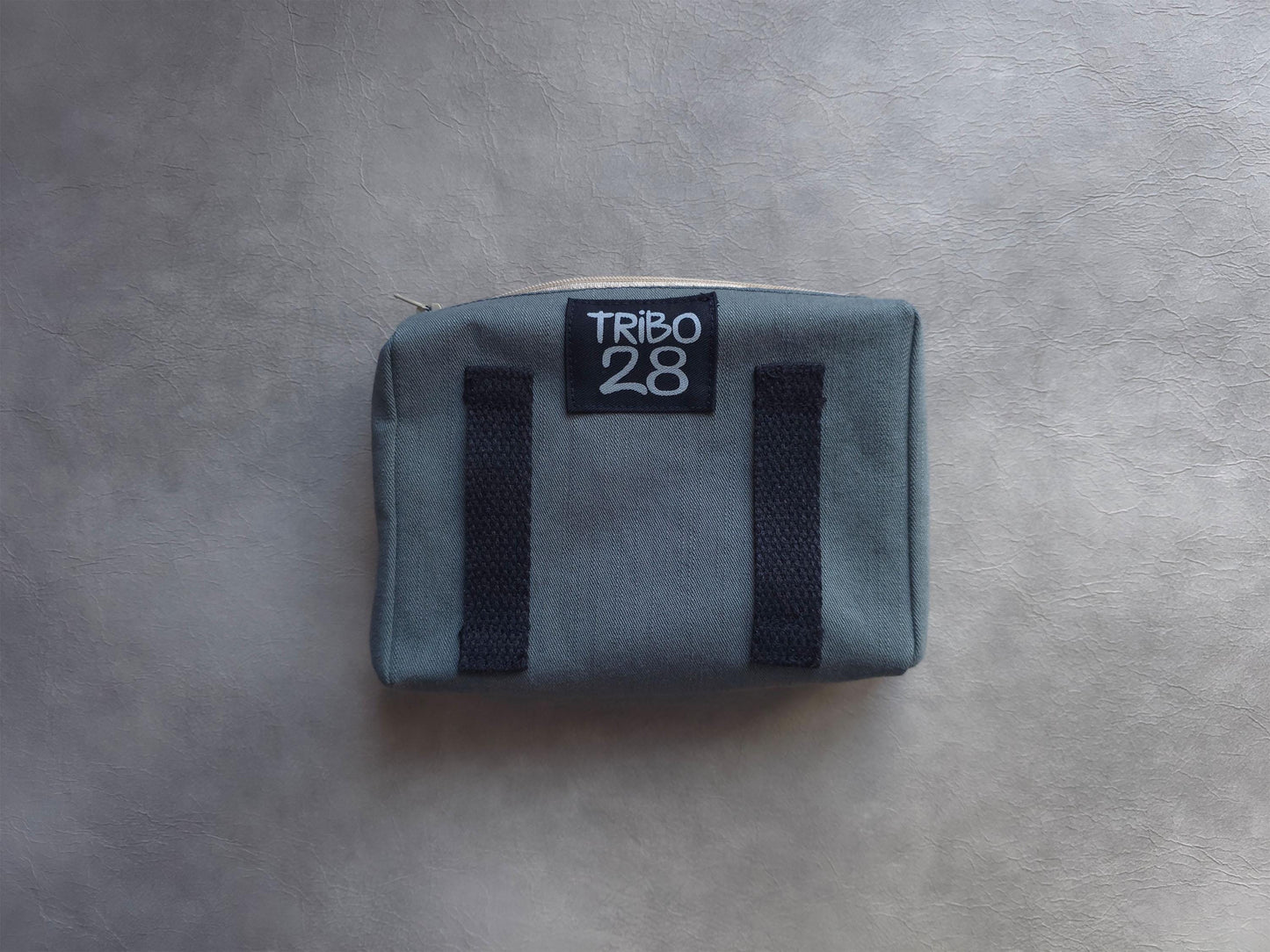 Skull Crossbone Belt Pouch | Handmade Waist Bag | Screen Printed