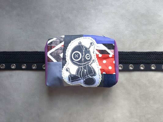 Voodoo Belt Pouch | Handmade Waist Bag | Screen Printed