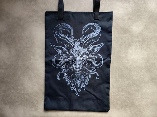 Baphomet Tote Bag | Handmade Screen Printed Tote