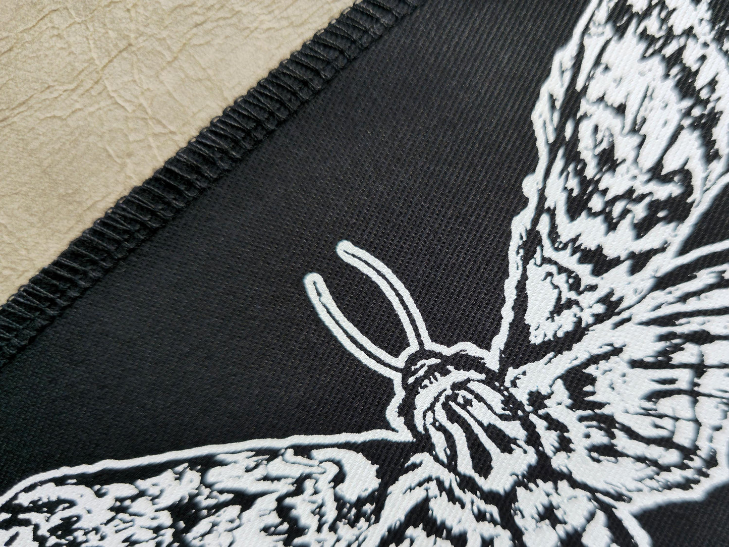 Moth Patch | Handmade Screen Printed | Punk Patch