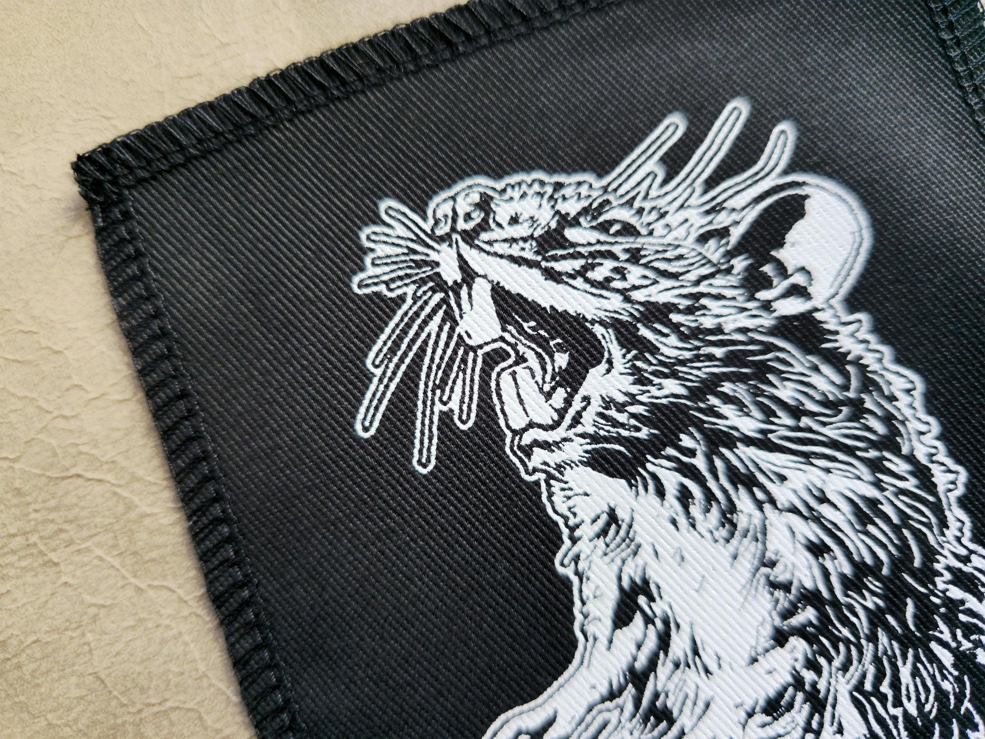 Feed the Rats Patch | Handmade Screen Printed | Punk Patch